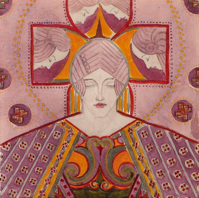 Study (for decorative panel), c.1898-1901 by George Dutch Davidson