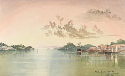 P&O Coalwharf, Inner Harbour Singapore, Aug 62 by George E.L.S. Sanford