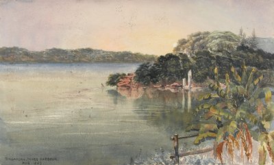 Singapore, Inner Harbour, Aug 1862 by George E.L.S. Sanford