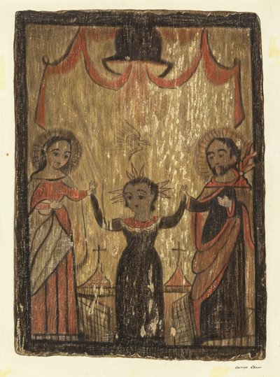 Retablo - The Holy Family by George E. Rhone