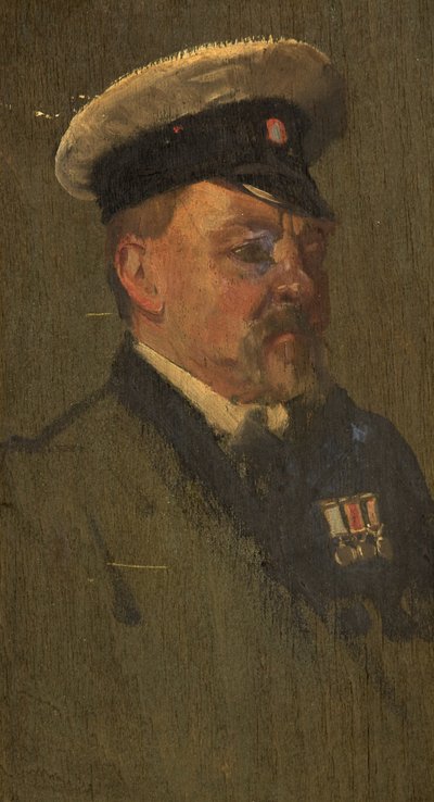 Portrait of H. Long, R.N., c. 1920 by George Edmund Butler