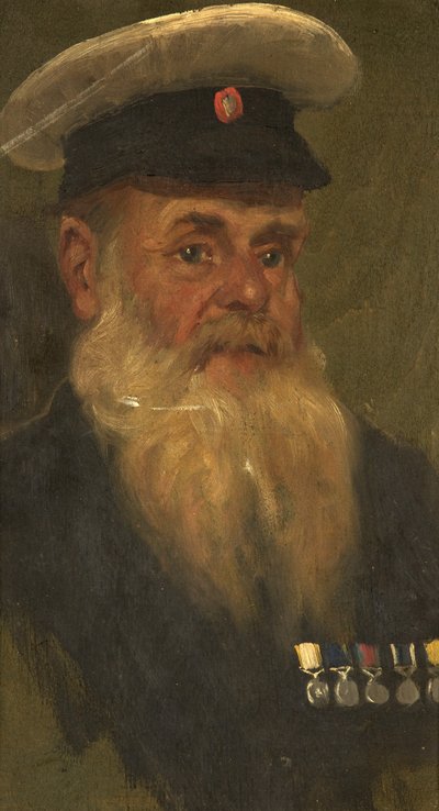 Portrait of J. Wilson, R.M.A., c.1920 by George Edmund Butler
