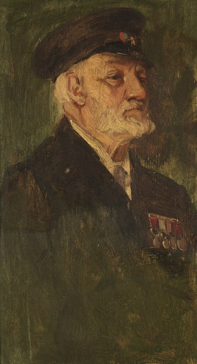 Portrait of R. H. Collins, 28th, c. 1920 by George Edmund Butler