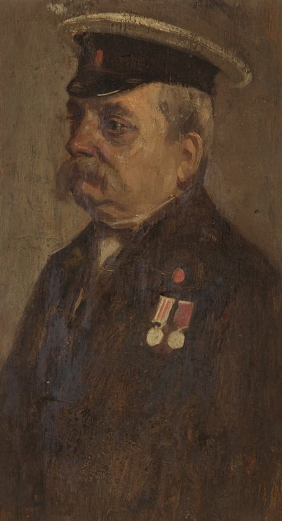 Portrait of S. Vowles, 60th, c.1920 by George Edmund Butler