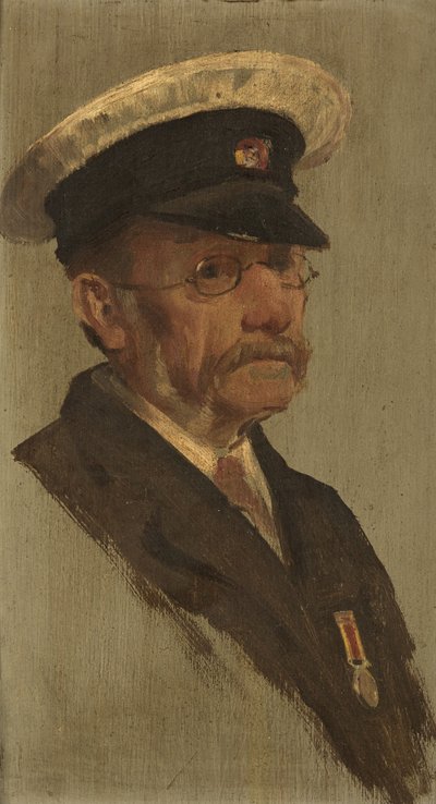 Portrait of T. S. Brooks, R.M.L.I., c. 1920 by George Edmund Butler