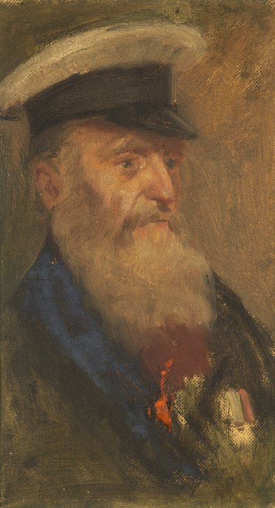 Portrait of W. Barnes, 97th, c. 1920 by George Edmund Butler