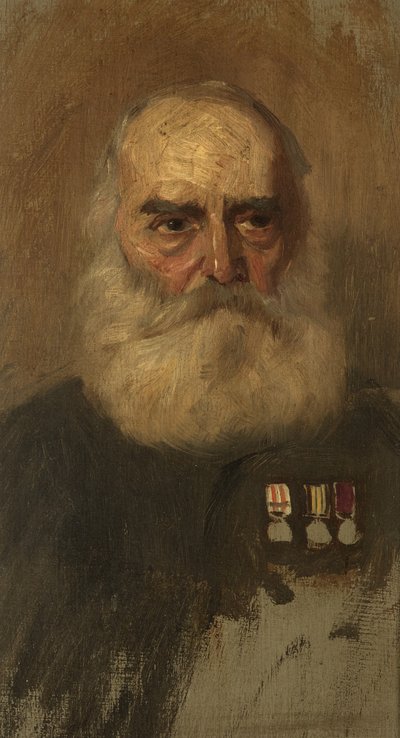 Portrait of W. Puttick, R. Bgde, c. 1920 by George Edmund Butler
