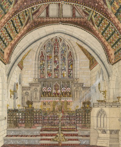Design for Polychromatic Decoration of a Church by George Edmund Street