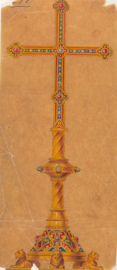 Designs executed for Jones and Willis, metal and wood-workers and church furniture manufacturers of Birmingham and London by George Edmund Street