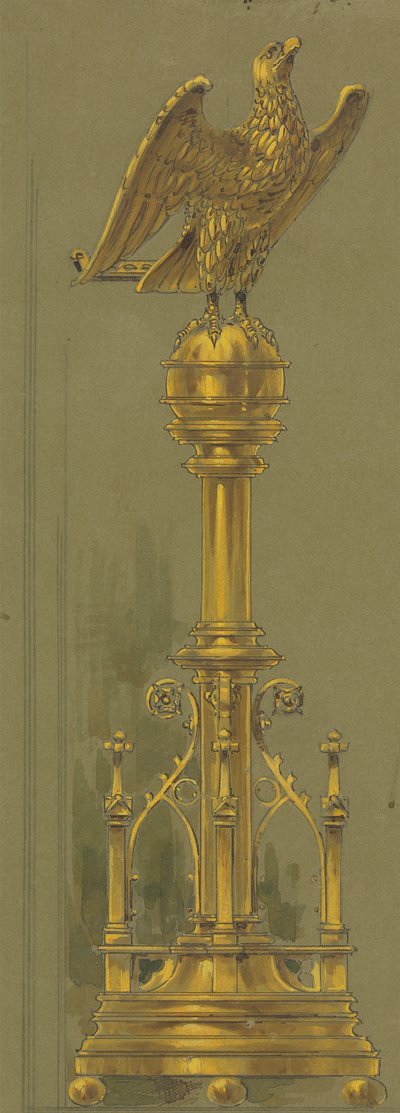 Designs executed for Jones and Willis, metal and wood-workers and church furniture manufacturers of Birmingham and London by George Edmund Street