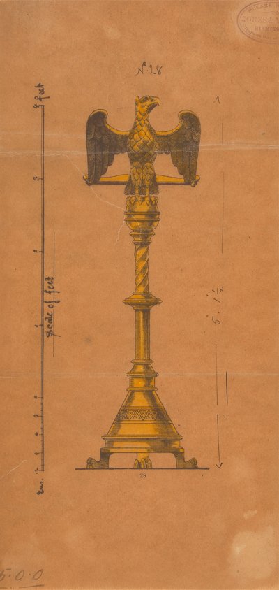 Designs executed for Jones and Willis, metal and wood-workers and church furniture manufacturers of Birmingham and London by George Edmund Street