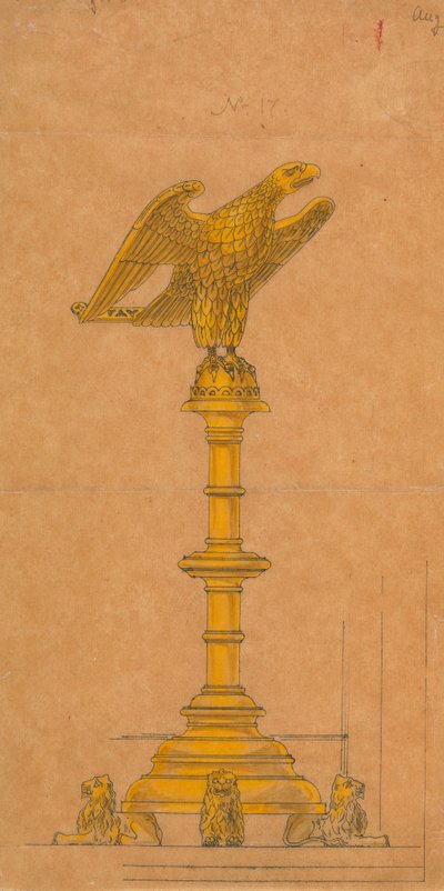 Designs executed for Jones and Willis, metal and wood-workers and church furniture manufacturers of Birmingham and London by George Edmund Street