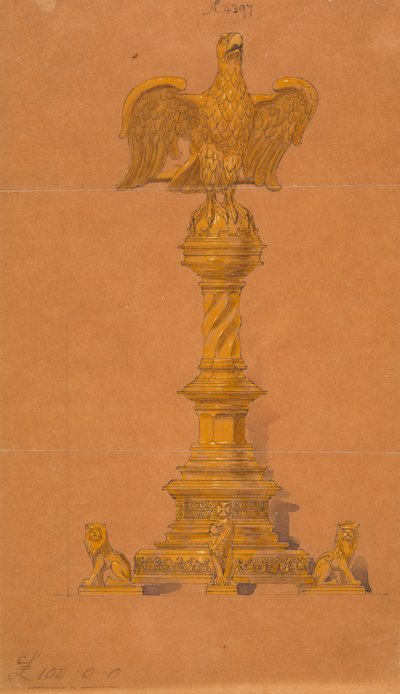 Designs for Jones and Willis, Metal and Wood-Workers and Church Furniture Manufacturers of Birmingham and London by George Edmund Street