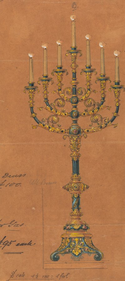 Designs for Jones and Willis, Metal and Wood-Workers and Church Furniture Manufacturers of Birmingham and London by George Edmund Street
