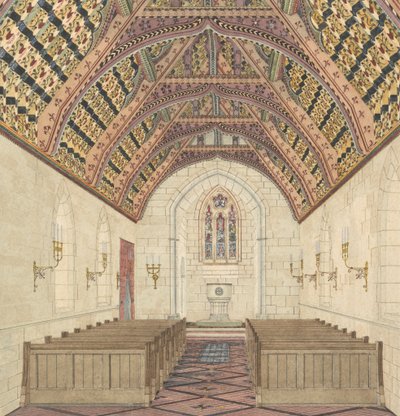 Perspective for a Church Interior by George Edmund Street
