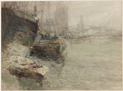 North Shields Fish Quay by George Edward Horton