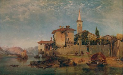 Italian Lake Scene, 1853, 1935 by George Edwards Hering