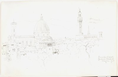From the Boboli Gardens, Florence by George Elbert Burr