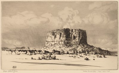 Mesa Encantada, New Mexico (no. 2) by George Elbert Burr