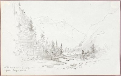 On the Road near Landro, Tyrol by George Elbert Burr