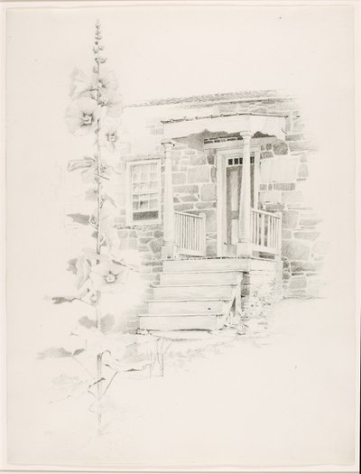 Untitled (Hollyhock) by George Elbert Burr