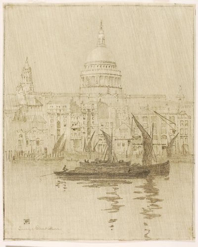 Untitled (transfer drawing for Misty Day, Paul