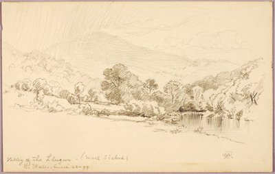 Valley of the Llugwy (Moel Siabod), North Wales by George Elbert Burr