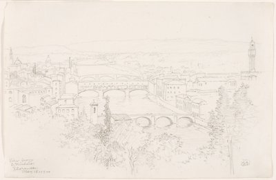 View from San Miniato, Florence by George Elbert Burr