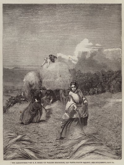 The Barleyfield by George Elgar Hicks