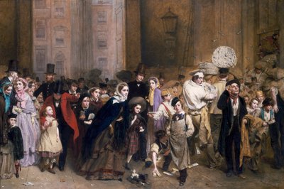 The General Post Office. One Minute to Six by George Elgar Hicks