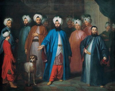 Mehmed Said Efendi and his Retinue, 1740s by George Engelhardt Schroeder