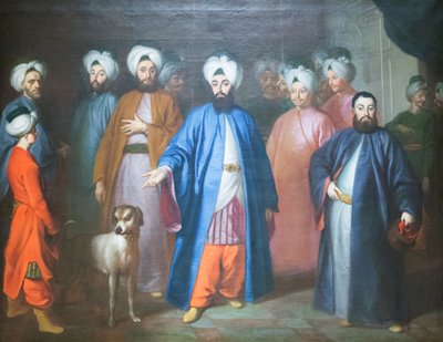 Mehmed Said Efendi and his retinue by George Engelhardt Schroeder