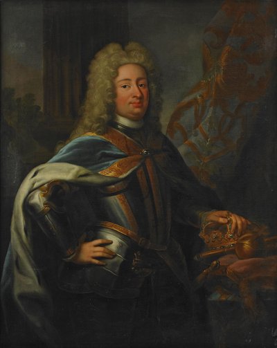 Portrait of King Frederick I of Sweden by George Engelhardt Schroeder