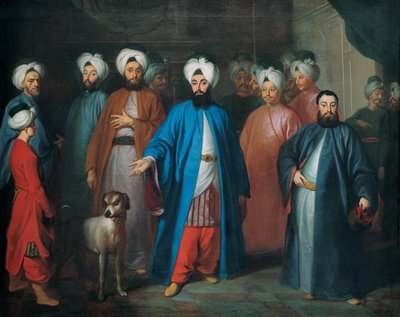 Mehmed Said Efendi and His Retinue by George Engelhardt Schröder