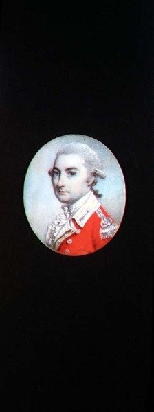 Miniature of Lt. Col. Robertson by George Engleheart