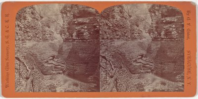 Watkins Glen Scenery, Spiral Gorge by George F. Gates