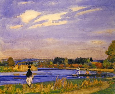 On the River by George F. Henry