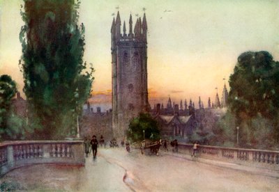 Magdalen Bell Tower, Oxford, Oxfordshire, 1924-1926 by George F Nicholls