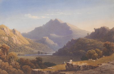 Snowdon from Llyn Nantlle, North Wales by George Fennel Robson