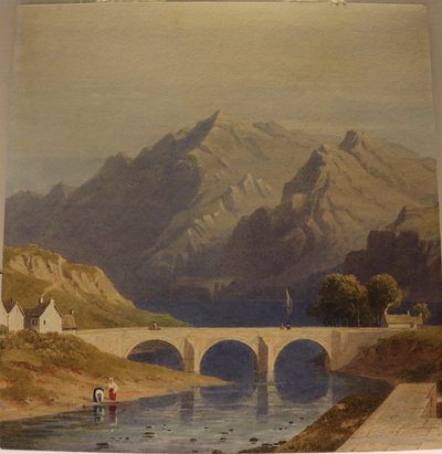 View from Fort Augustus, Caledonian Canal, c.1830 by George Fennel Robson