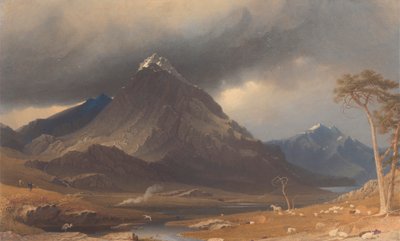 Tryfan, Carnarvonshire by George Fennell Robson