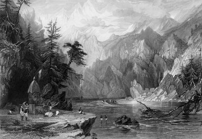 Gungootree, the Sacred Source of the Ganges by George Francis White