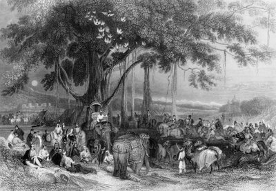 Runjeet Singh and his Suwarree, or Cavalcade of Seiks by George Francis White