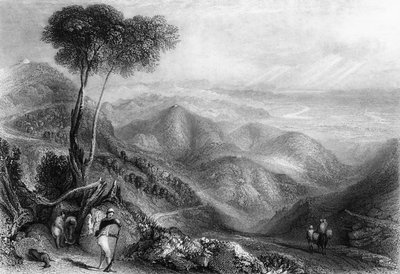 Valley of the Dhoon, from the Landour Ridge by George Francis White