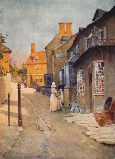 A Cotswold Village Store by George Franck Nicholls
