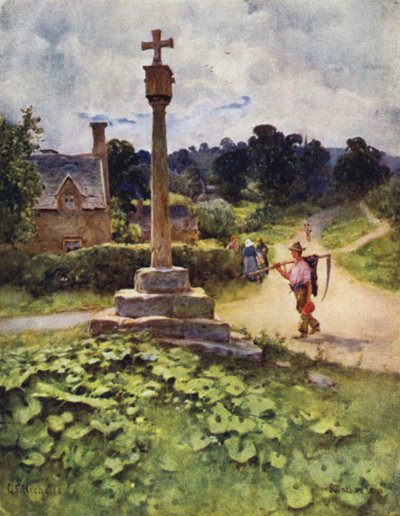 Saintbury Cross by George Franck Nicholls