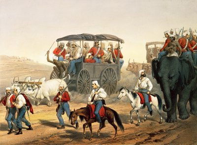 Troops hastening to Umballa, from 