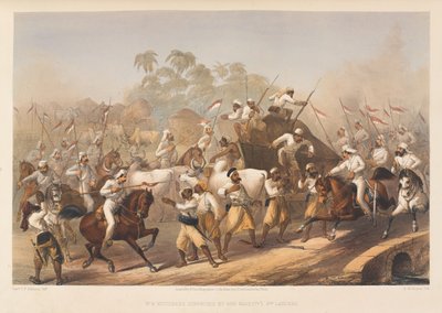 Mutineers Surprised by Her Majesty’s 9th Lancers, 1857 by George Francklin Atkinson