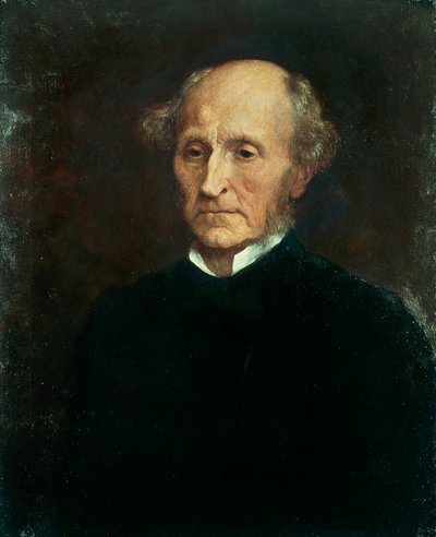 Portrait of John Stuart Mill by George Frederic Watts