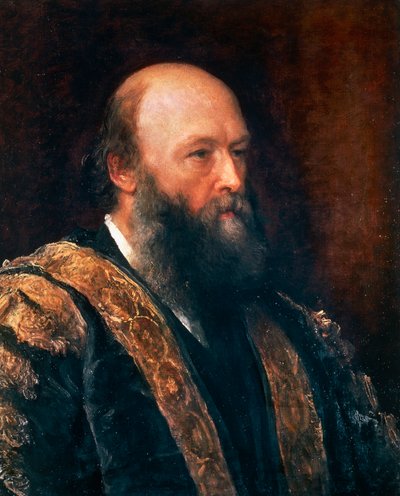 Portrait of Robert Arthur Talbot Gascoyne-Cecil, Third Marquess of Salisbury by George Frederic Watts